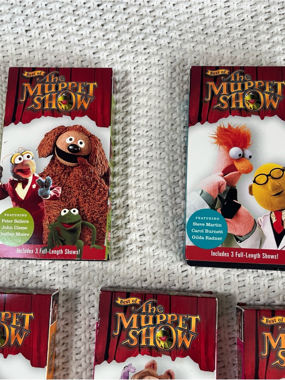 Best of Muppets Show VHS Lot of 6 Time Life 2000 Collection Set - Picture 6 of 10